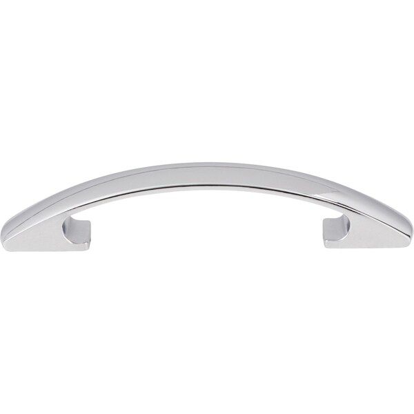 96 Mm Center-to-Center Polished Chrome Arched Strickland Cabinet Pull